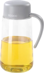 Ecoco Δοχείο Λαδιού Γυάλινο Γκρι 1000ml