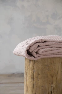 Nima Habit Κουβέρτα Πικέ Υπέρδιπλη 220x240 Peach