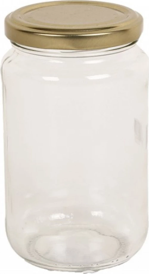 Home Heart Βάζο γυάλινο με καπάκι 720 ml (1754)