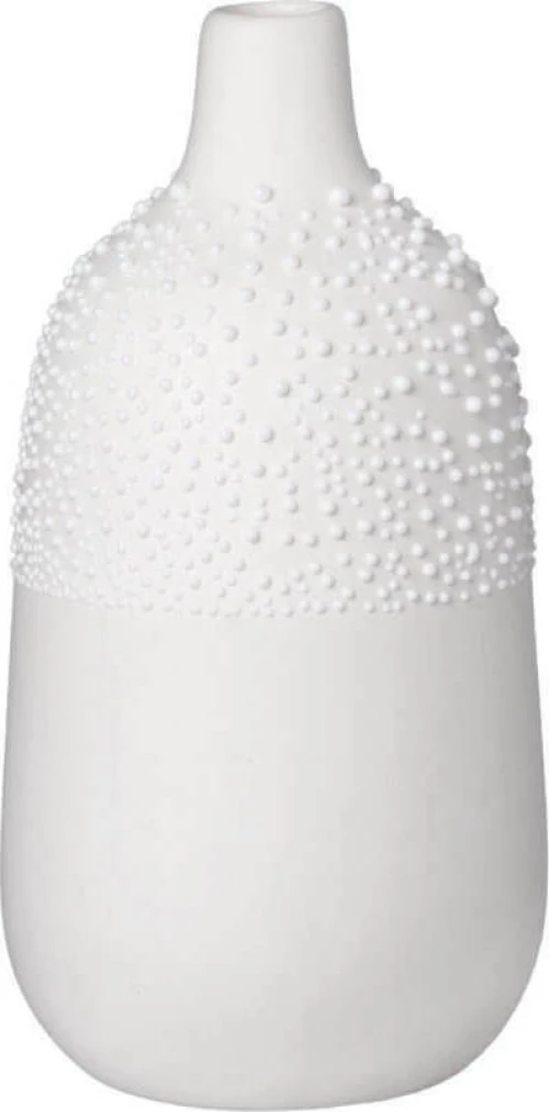 Raeder Διακοσμητικό Βάζο Πορσελάνης Pearly Λευκό 5.5x5.5x11.5cm
