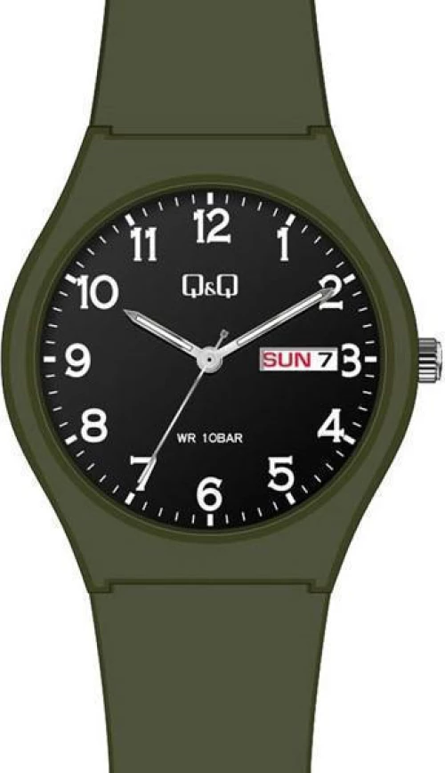 Q&Q A212J008 Khaki Plastic Strap