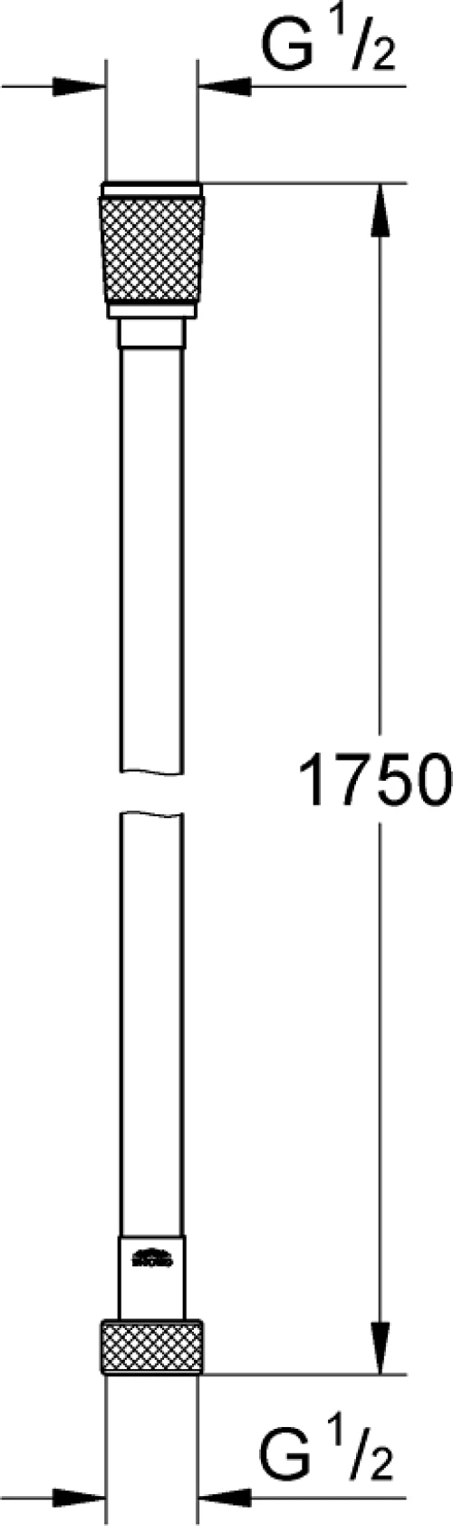 Grohe Silverflex Σπιράλ Ντουζ