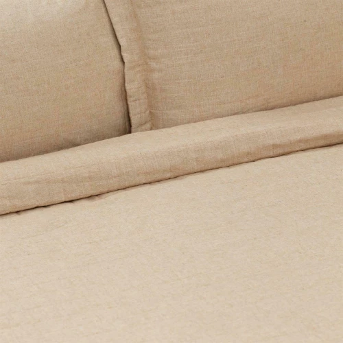 Borea Κουβερλί Μονό 160x220 Λινό Μπέζ