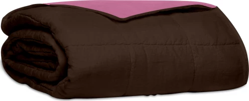 Sunshine Κουβερλί Μονό 160x220 Percale Brown / Pink