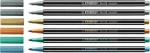 Stabilo Pen 68 1.4mm Metallic 6τμχ