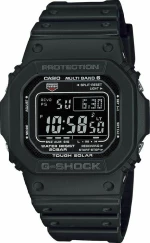 Casio Ρολόι G-Shock με Καουτσούκ Λουράκι σε Μαύρο χρώμα