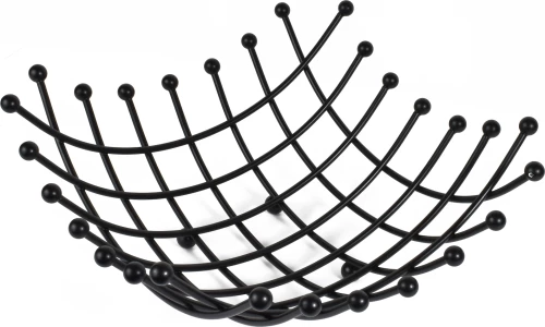 Estia Φρουτιέρα Μεταλλική Μαύρο 29.9x29.9x13cm