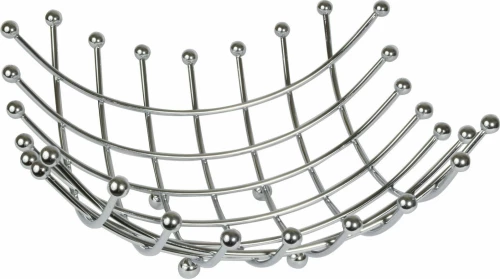 Estia Φρουτιέρα Inox Ασημί 29.9x29.9x13cm