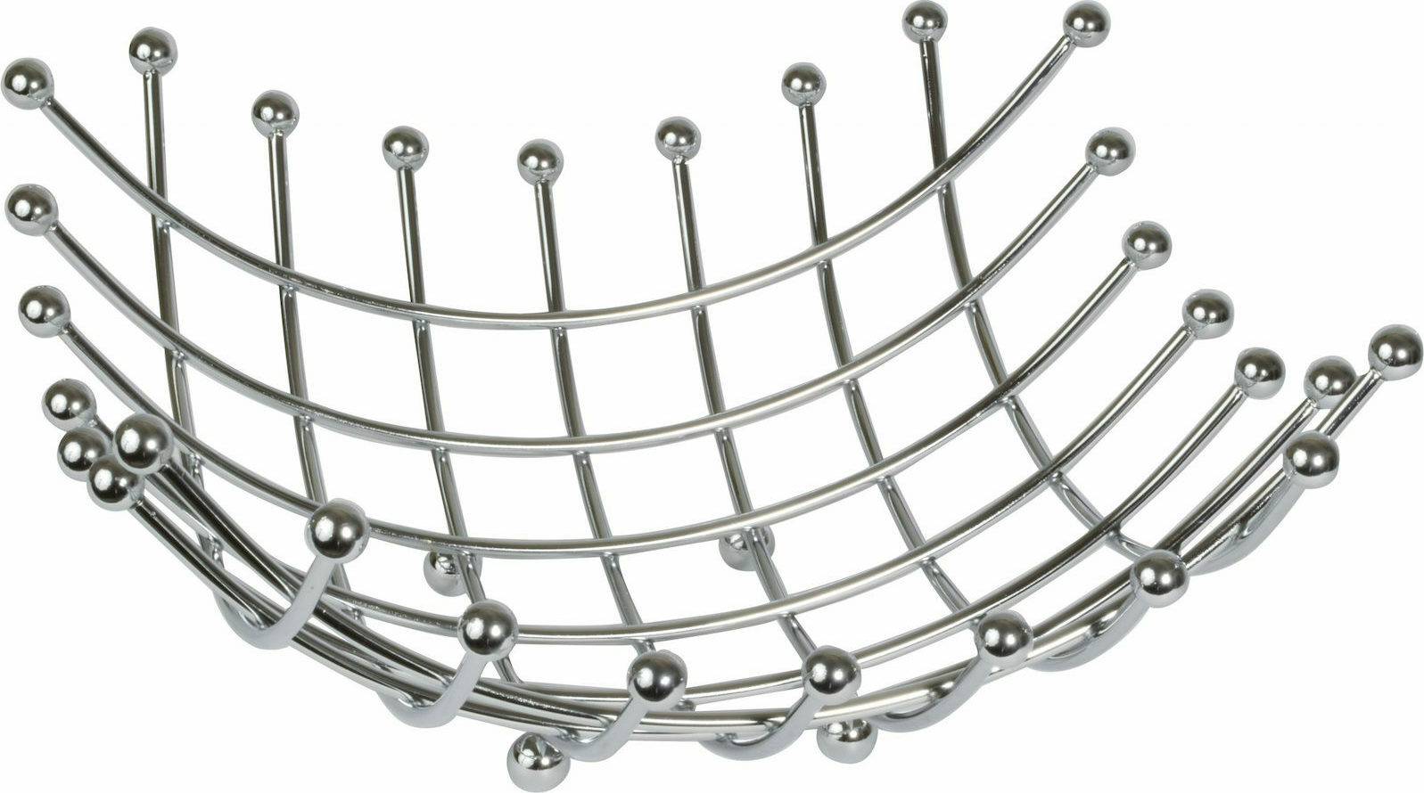 Estia Φρουτιέρα Inox Ασημί 29.9x29.9x13cm