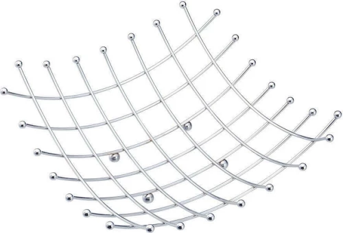 Estia Φρουτιέρα Inox Ασημί 29.9x29.9x13cm