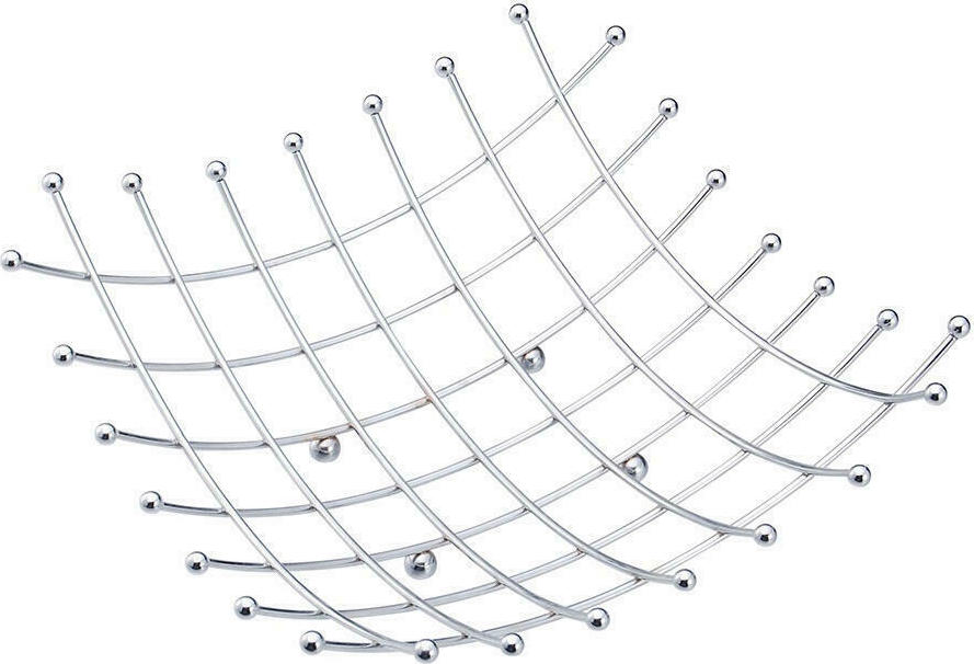 Estia Φρουτιέρα Inox Ασημί 29.9x29.9x13cm