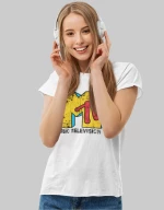 MTV W t-shirt - WHITE