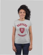 Harvard W T-Shirt (Replica) - BURGUNDY