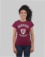 Harvard W T-Shirt (Replica) - WHITE