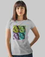 Mona Lisa w t-shirt - WHITE
