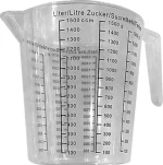 Δοσομετρητης Πλαστικος Με Λαβη 1,5L Homie 100295