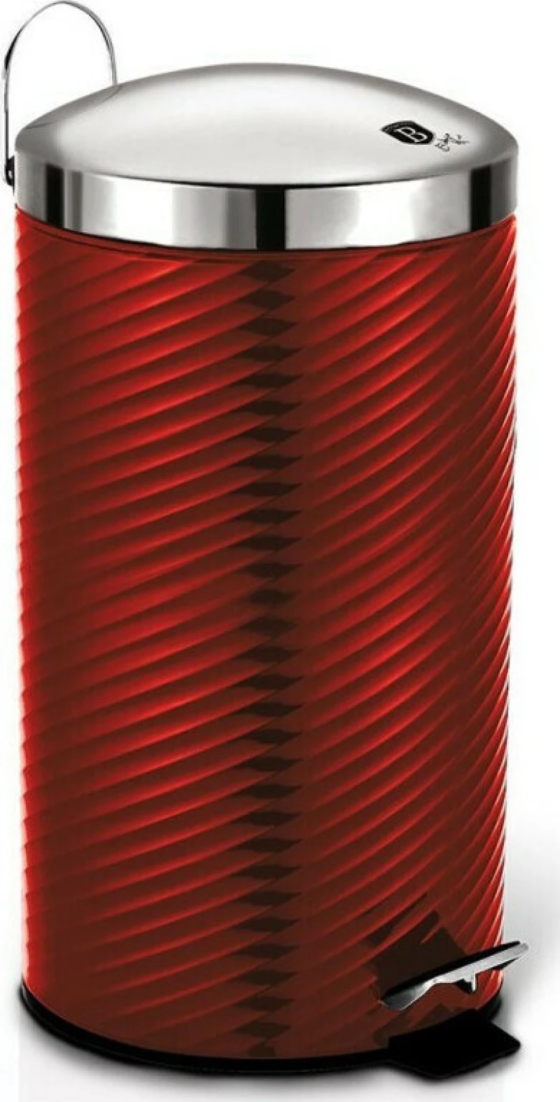 Berlinger Haus Metallic Line Inox Καλαθάκι Μπάνιου 7lt Burgundy