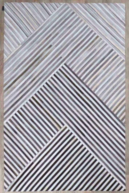 Χαλί Starless 3118-Chev500 Black Ivory Brown Angelo 200X300cm