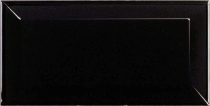 Πλακάκι Τοίχου Metro Black 7,5x15 Γυαλιστερό