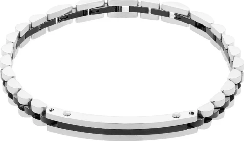 Visetti Ανδρικό Βραχιόλι Χειροπέδα από Ατσάλι