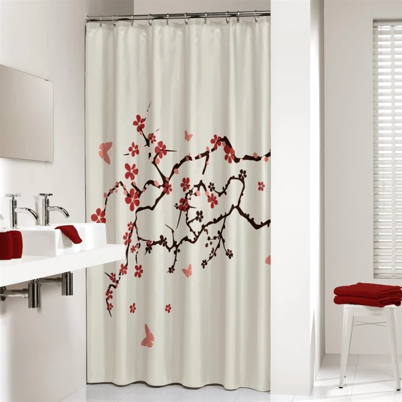 Sealskin Υφασμάτινη Κουρτίνα Μπάνιου 180x200 Blossom