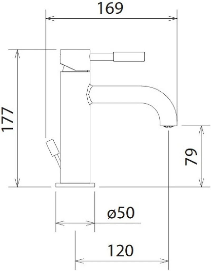 La Torre Tech 12007-400 Αναμεικτική Μπαταρία Νιπτήρα Black Matt