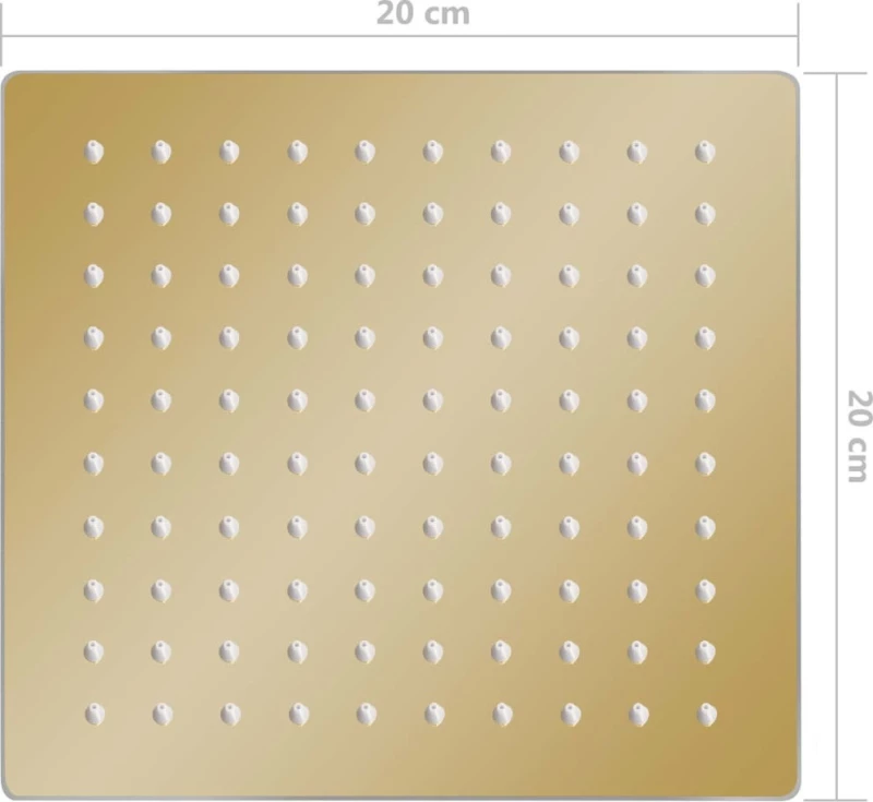 vidaXL 147708 Κεφαλή Ντουζ Gold