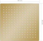 vidaXL 147710 Κεφαλή Ντουζ Gold