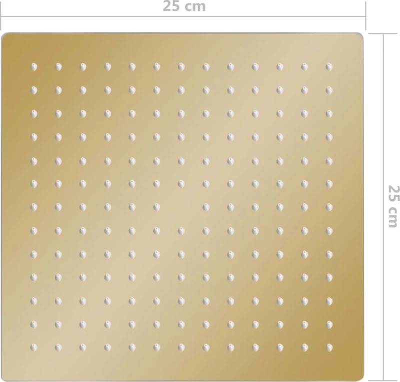 vidaXL 147709 Κεφαλή Ντουζ Gold