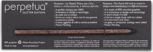 Perpetua Μολύβι Glitter Bronze