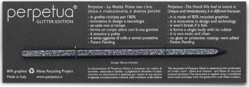 Perpetua Μολύβι Glitter Grey