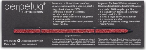 Perpetua Μολύβι Glitter Red