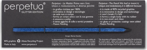 Perpetua Μολύβι Glitter Blue