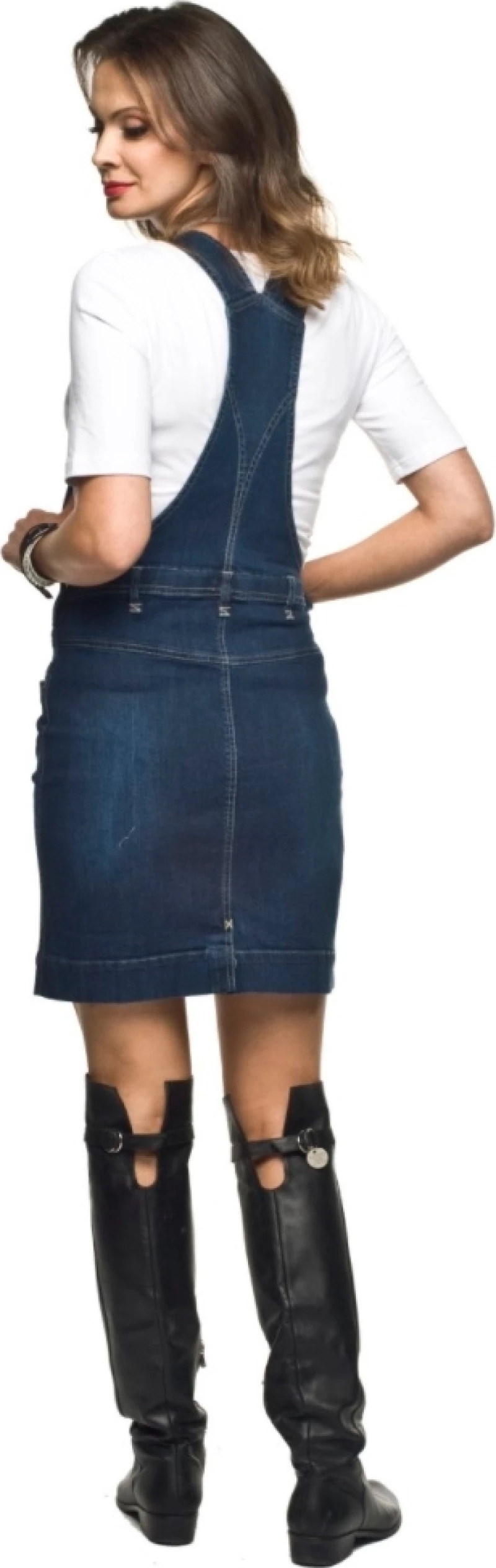 Τζιν φόρεμα εγκυμοσύνης dungarees Torelle