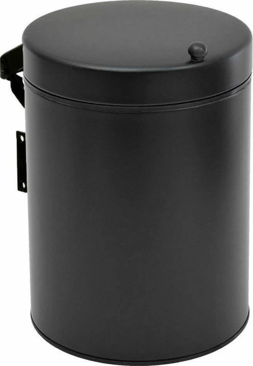 Pam & Co 03-690-403 Μεταλλικό Καλαθάκι Μπάνιου 3lt Black Matt