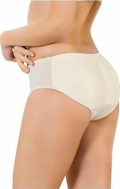 FMS Γυναικείο Lastex Pop-Up Slip Μπέζ