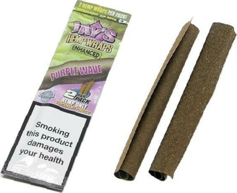 Juicy Jays Πουρόφυλλα Hemp Wraps Purple Wave 2 φύλλα 1τμχ