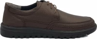 Ανδρικό Δερμάτινο Leder Shoes - 4433K - Καφέ