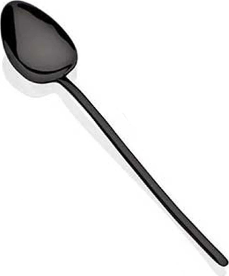 Dinox Κουτάλι Inox Φαγητού Stick Black 22cm 02829 12τμχ