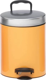 Meliconi Melon Bin New Line Μεταλλικό Καλαθάκι Μπάνιου 5lt Πορτοκαλί