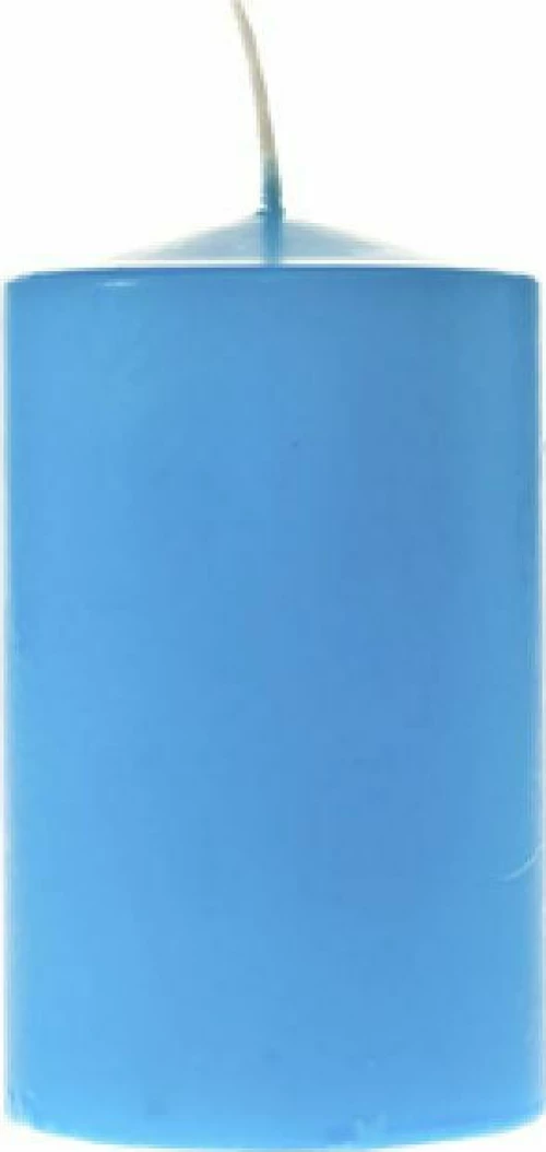 Iliadis Διακοσμητικό Κερί Κύλινδρος Σιέλ 7x12cm