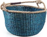 Soulworks Διακοσμητικό Καλάθι Blue 35x20cm
