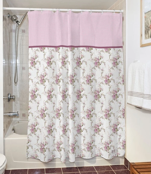 Beauty Home Κουρτίνα Μπάνιου 180x190 3240 Bouquet