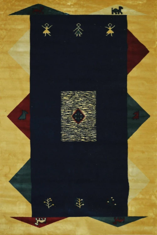 Χαλί Oriental 238/3 Blue-Gold 160X230cm