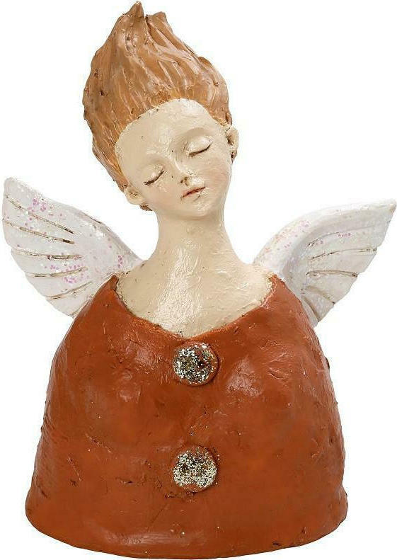 Espiel Διακοσμητικό Αγαλματίδιο Πολυρητίνης Νεράιδα 15x8.5x19cm