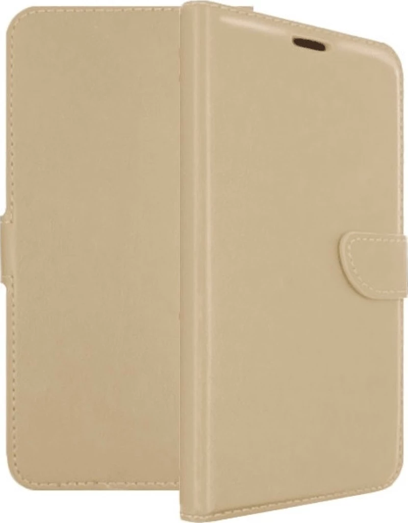 Θήκη Βιβλίο Stand Leather Wallet with Clip για Apple Iphone X - Χρώμα: Χρυσό