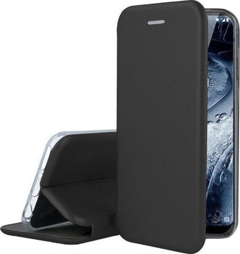 OEM Θήκη Βιβλίο Smart Magnet Elegance για Huawei Y6 P 2020 - Χρώμα: Μαύρο