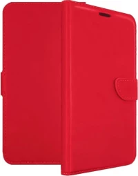 Θήκη Βιβλίο Stand Leather Wallet with Clip για Huawei Y3 Y300 - Χρώμα: Κόκκινο