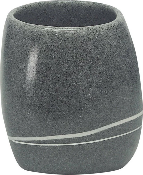 Kleine Wolke Stones 5080912852 Ποτηροθήκη Επιτραπέζια από Ρητίνη Dark Grey