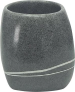 Kleine Wolke Stones 5080912852 Ποτηροθήκη Επιτραπέζια από Ρητίνη Dark Grey